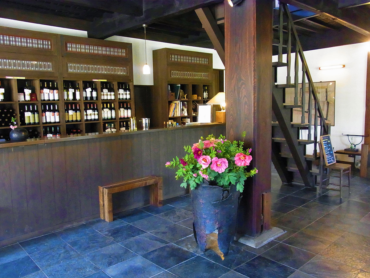 Inside the Wine Store on the 1st Floor